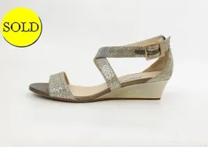 Jimmy Choo Sparkle Sandal Size 38 It (8 Us)