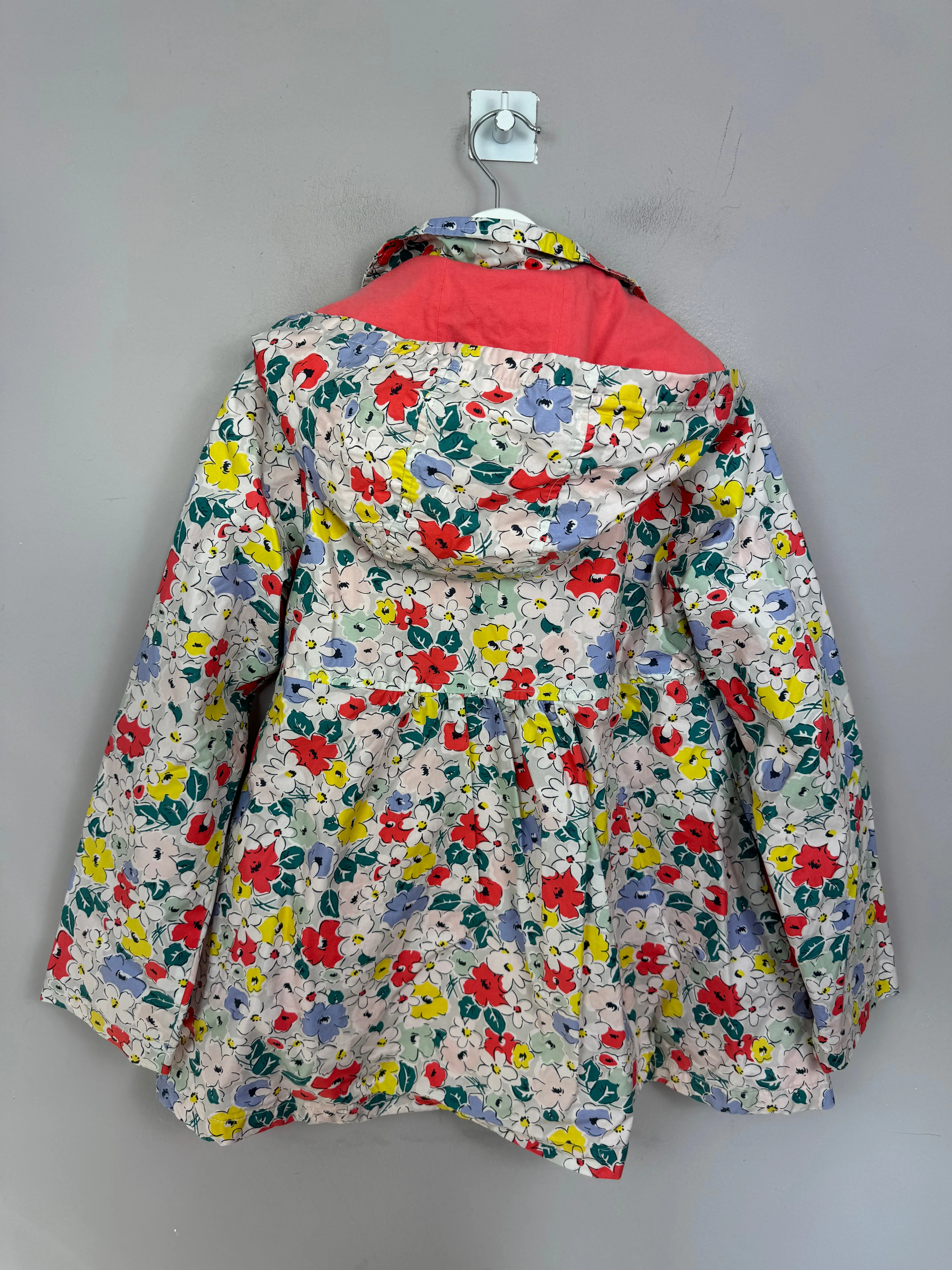 John Lewis Floral Coat 9y