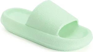 Joomra Pillow Slippers for Women and Men Non Slip Quick Drying Shower Slides Bathroom Sandals | Ultra Cushion | Thick Sole
