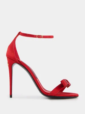 Keira Satin 105mm Sandals