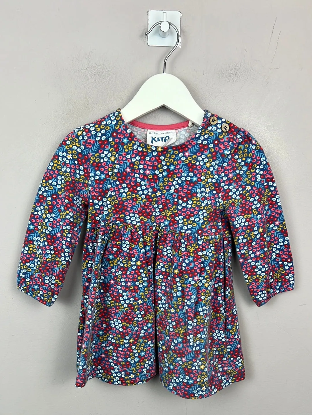 Kite ditsy floral jersey dress 9-12m
