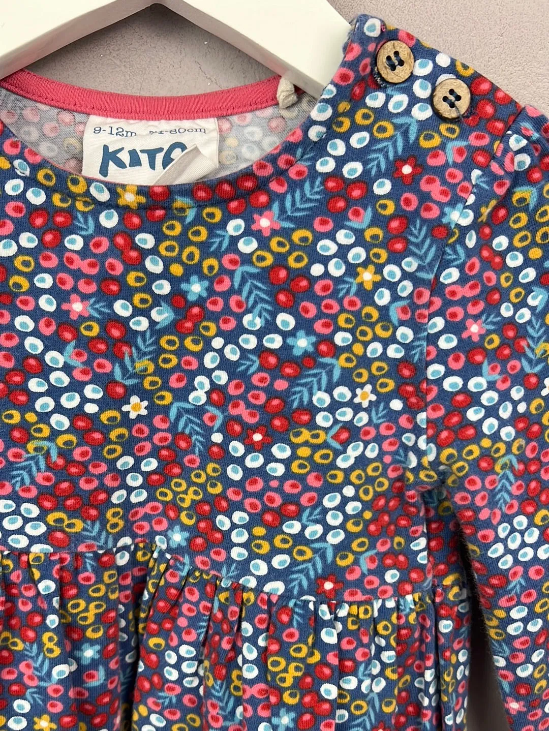 Kite ditsy floral jersey dress 9-12m