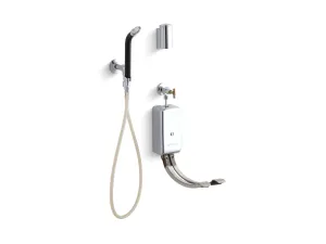 KOHLER K-13960 Bedpan washer with double foot control mixing valves and integral stops