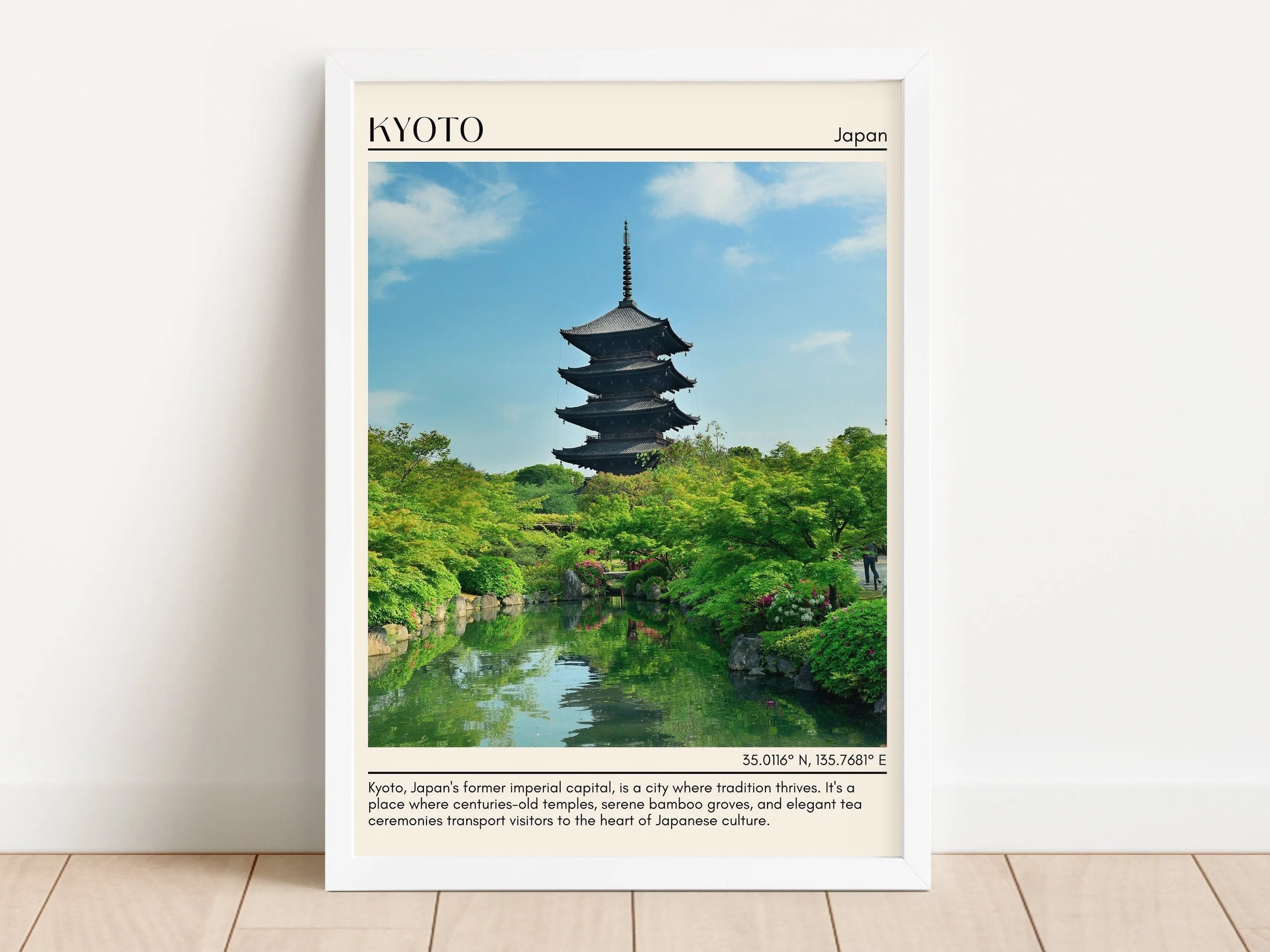 Kyoto Minimal Wall Art, Japan