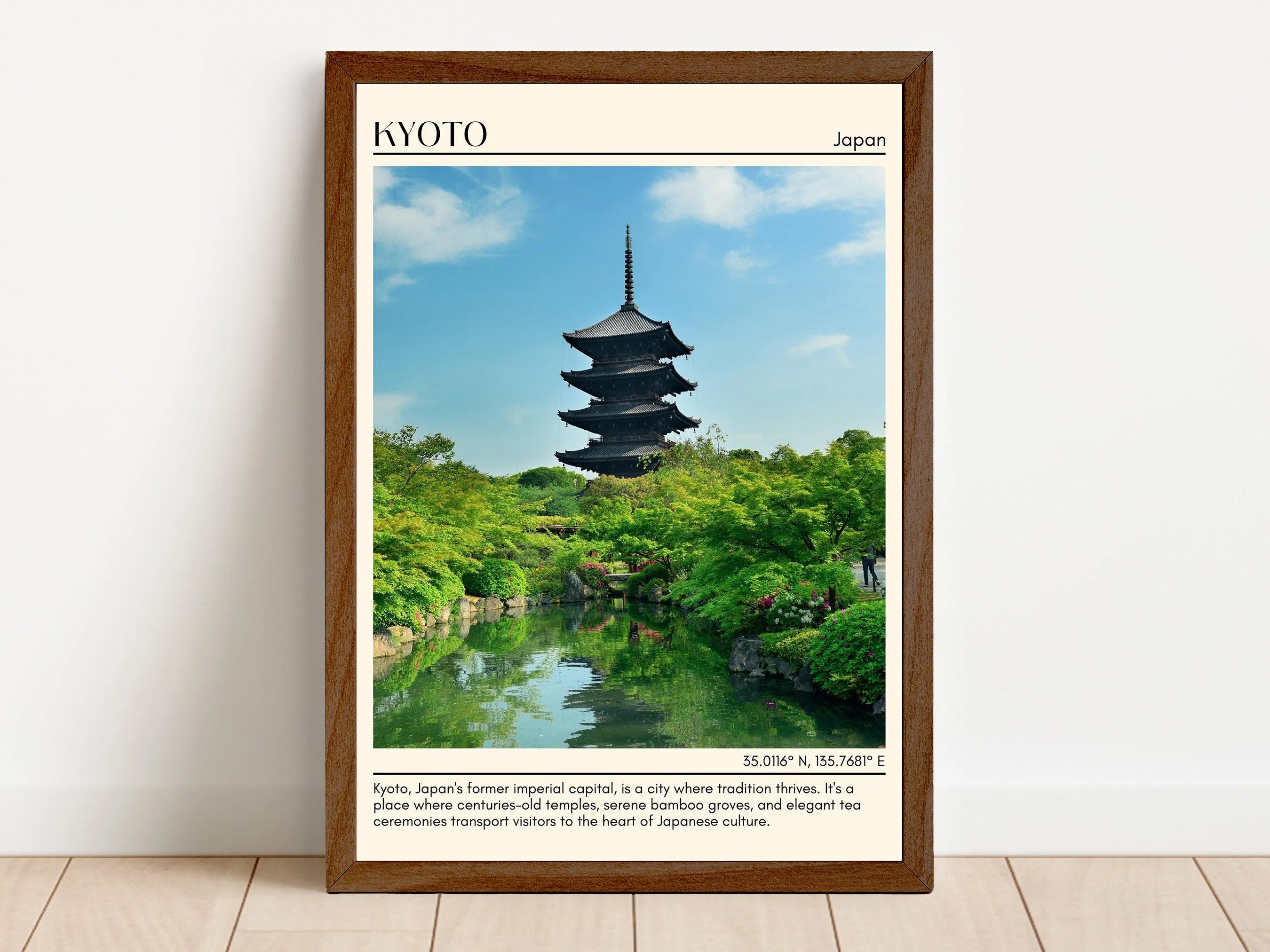 Kyoto Minimal Wall Art, Japan