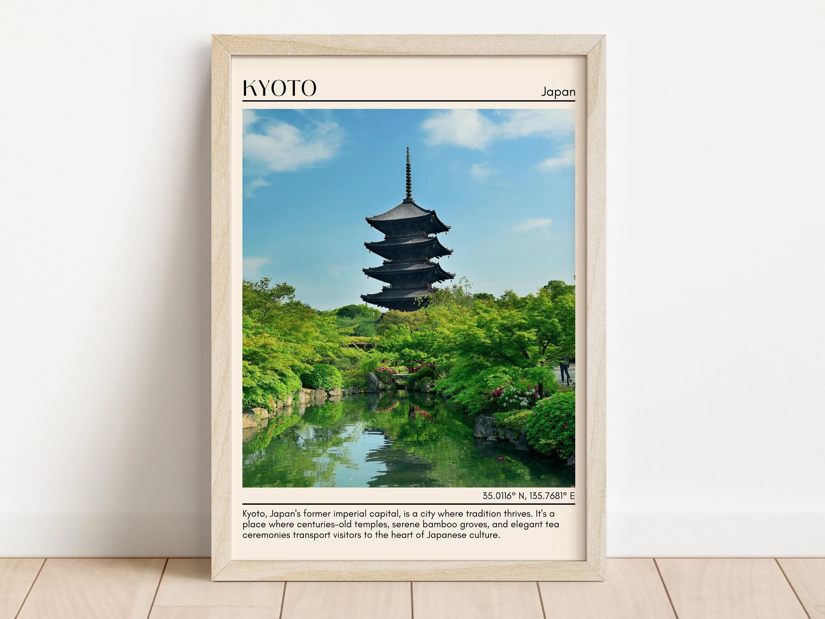 Kyoto Minimal Wall Art, Japan