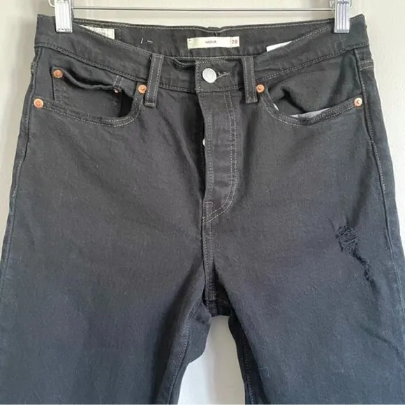 Levi's Black Wedgie Fit Jeans - 28&quot;, NWOTs