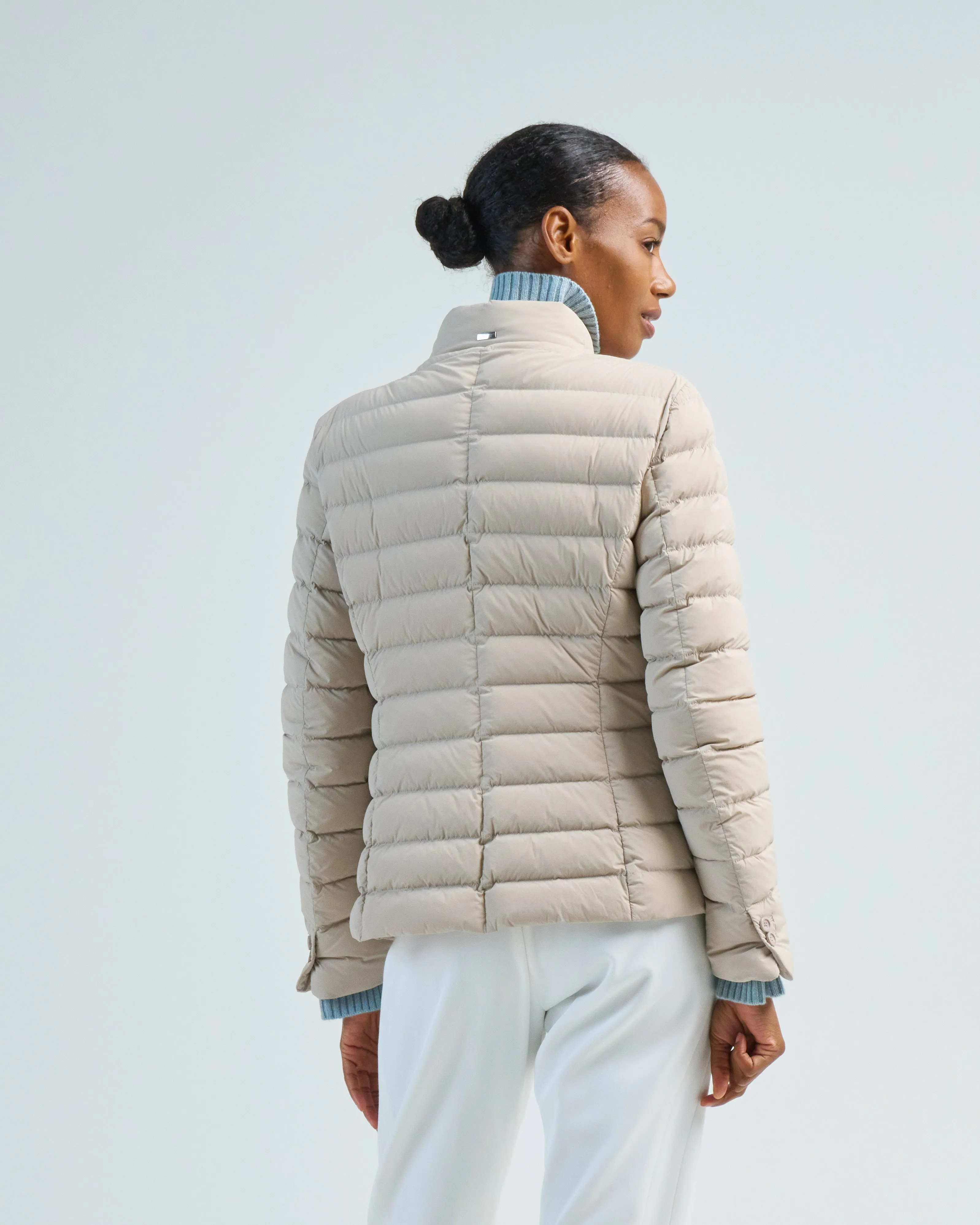 light nylon stretch packable jacket