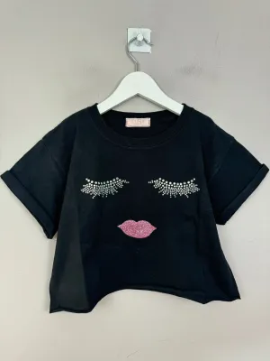 Lipsy Blink Boxy T-shirt 7-8y