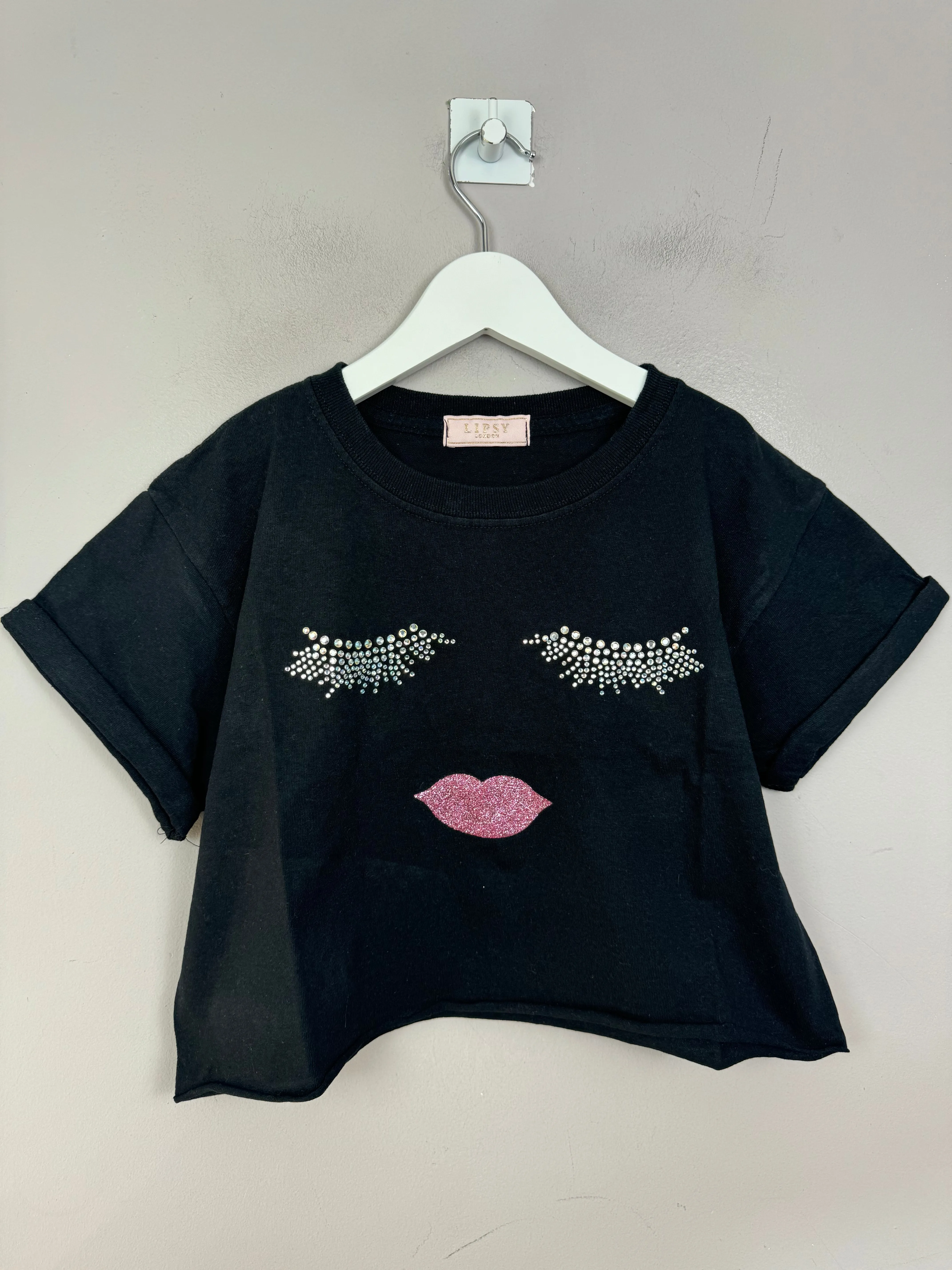 Lipsy Blink Boxy T-shirt 7-8y
