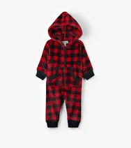 Little Blue House Pj's - Buffalo Plaid - 18-24m