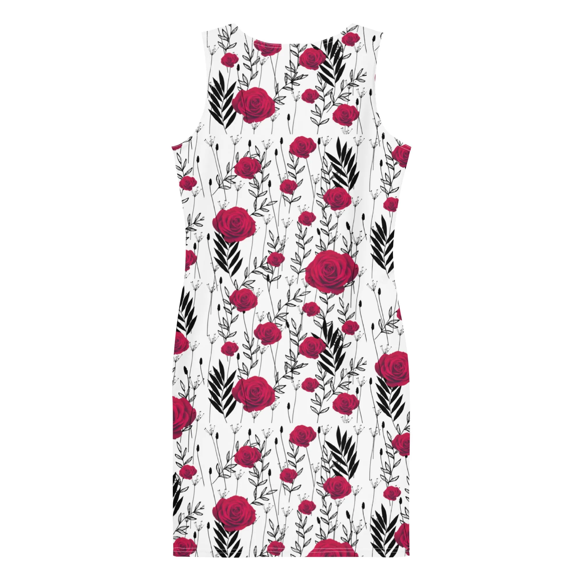 Maadish | Rose Floral Fitted Dress