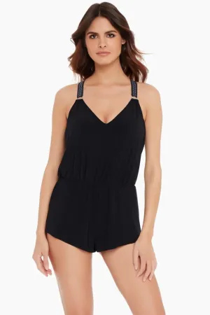 MAGICSUIT- WOMEN'S GABBY ONE PIECE STUDDED SWIMSUIT