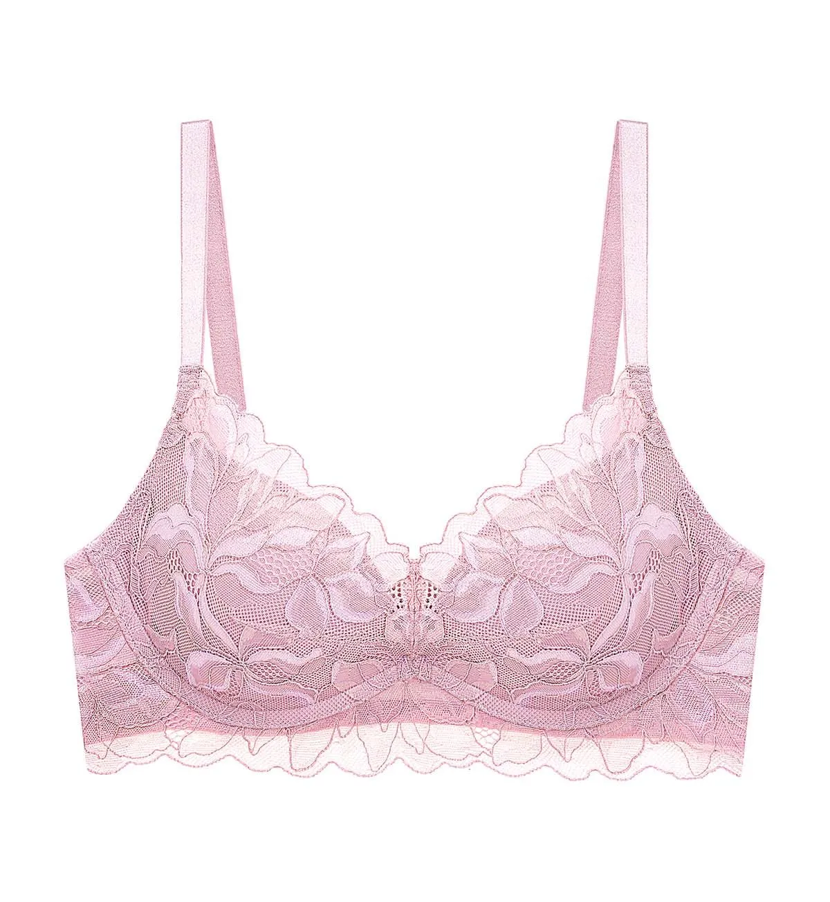Magnolia Lace Wired Push Up Deep V Bra
