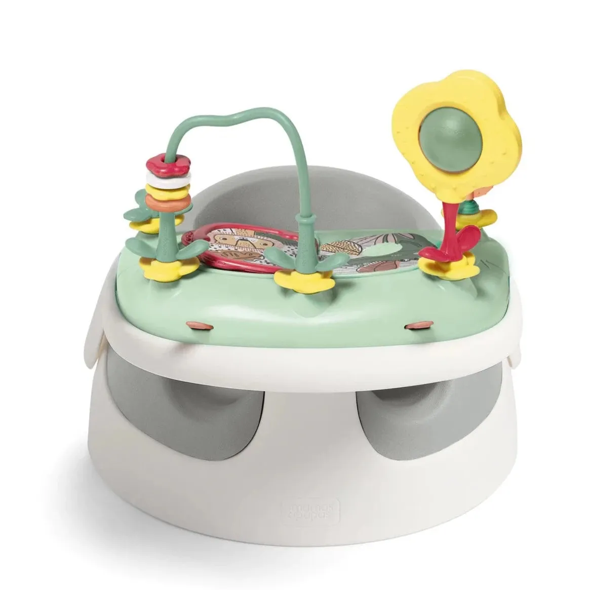 Mamas & Papas Snug Floor Seat with Activity Tray - Pebble Grey