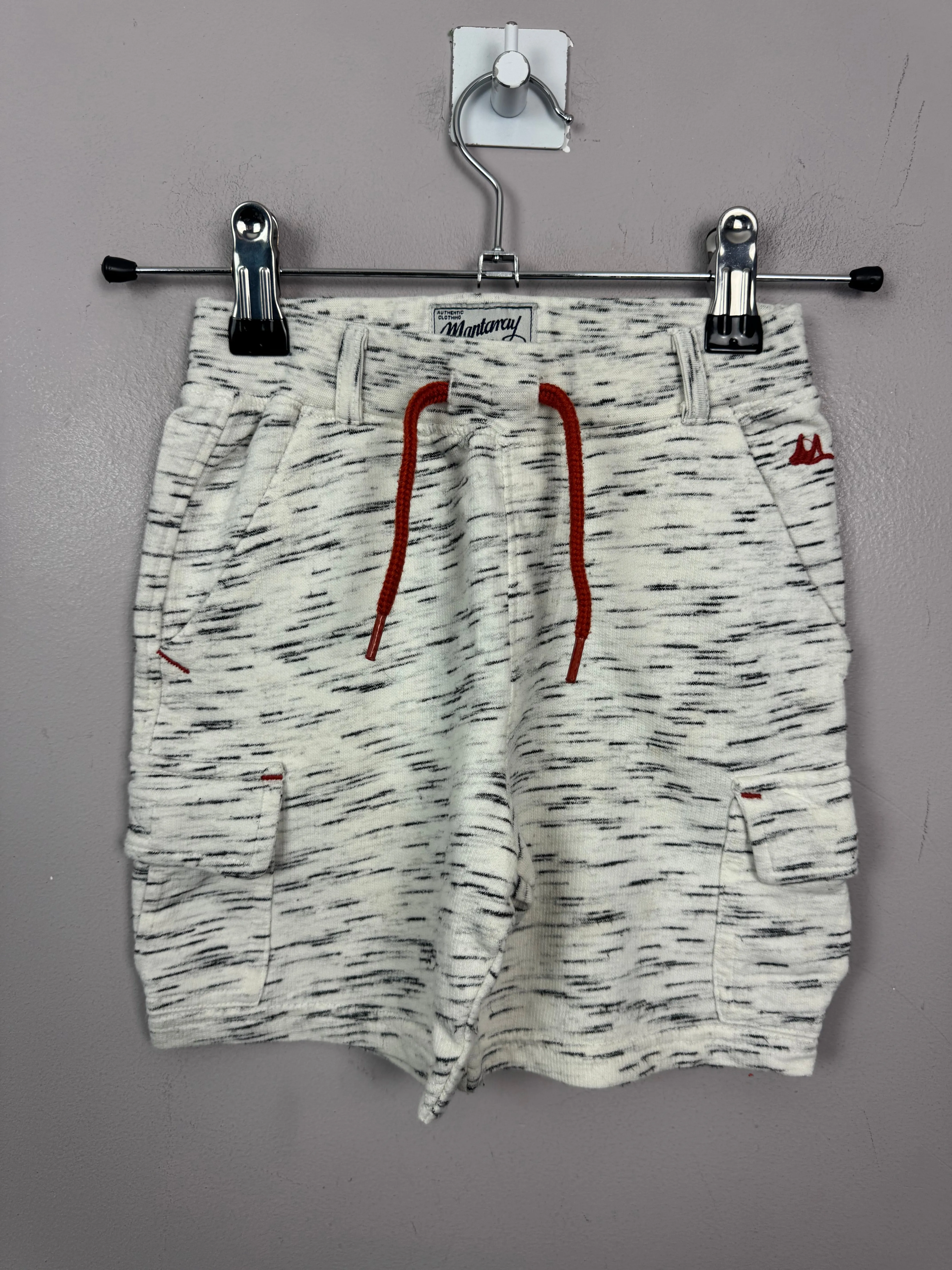Mantaray grey jersey shorts 3-4y