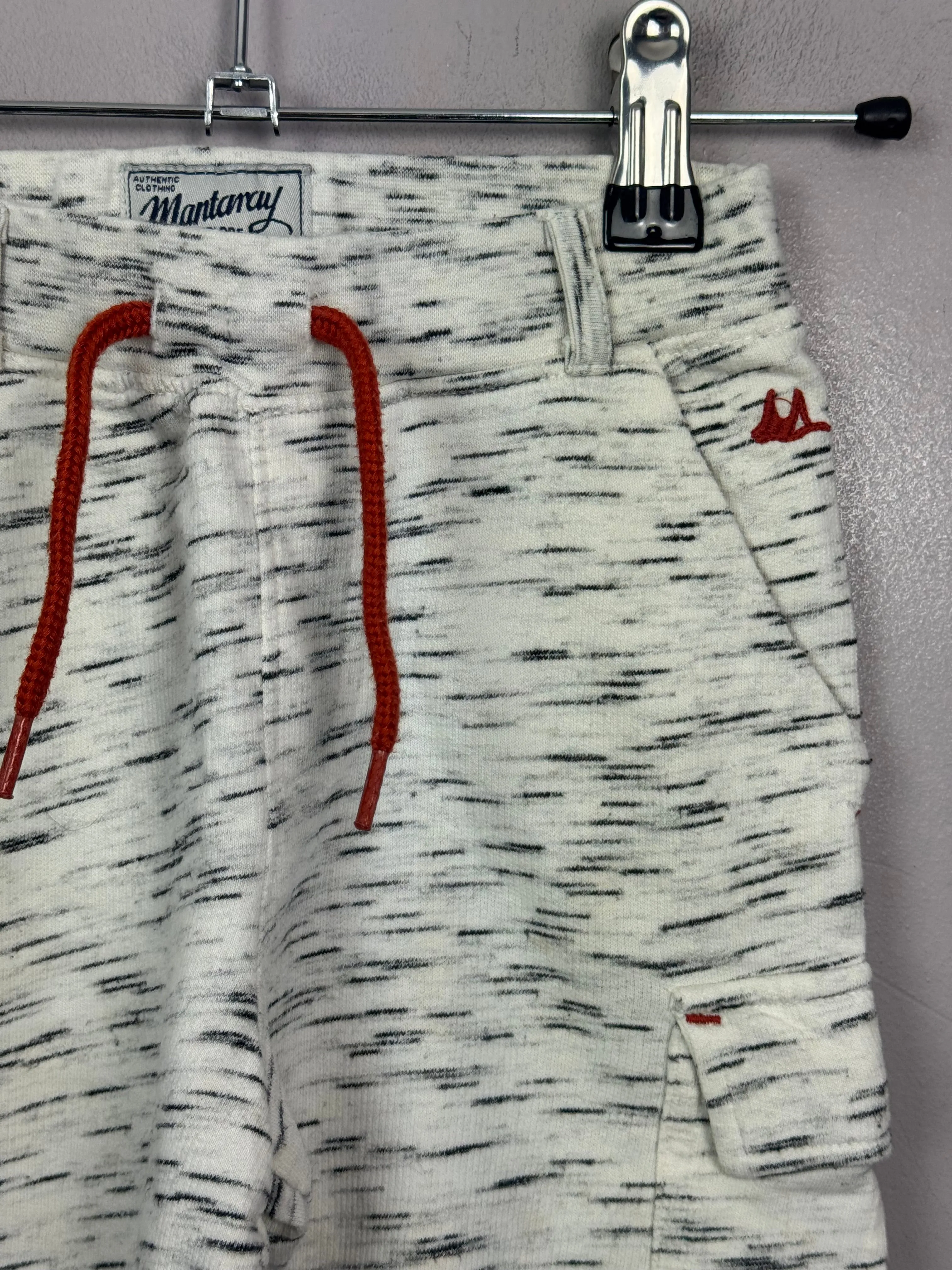 Mantaray grey jersey shorts 3-4y