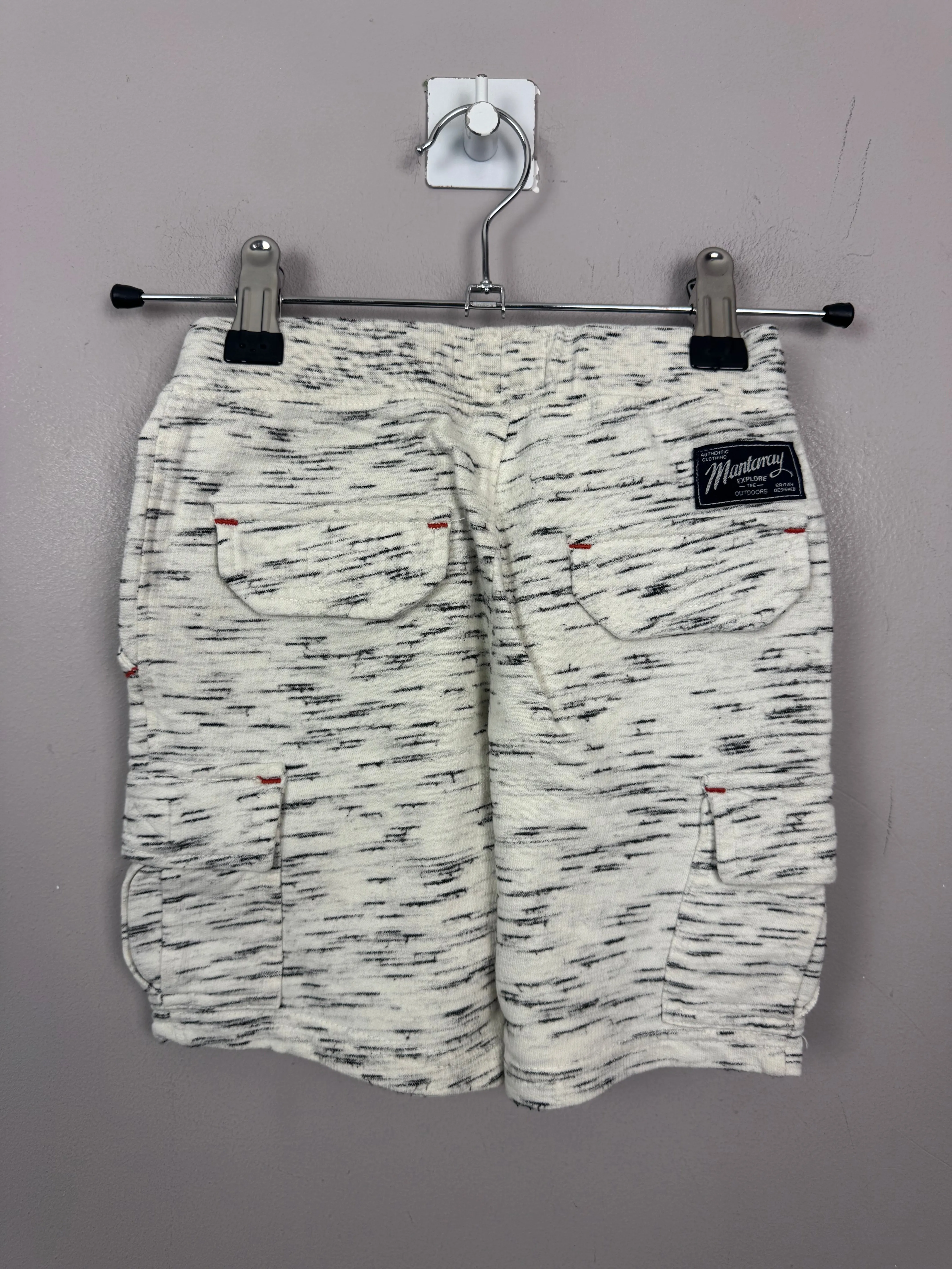 Mantaray grey jersey shorts 3-4y