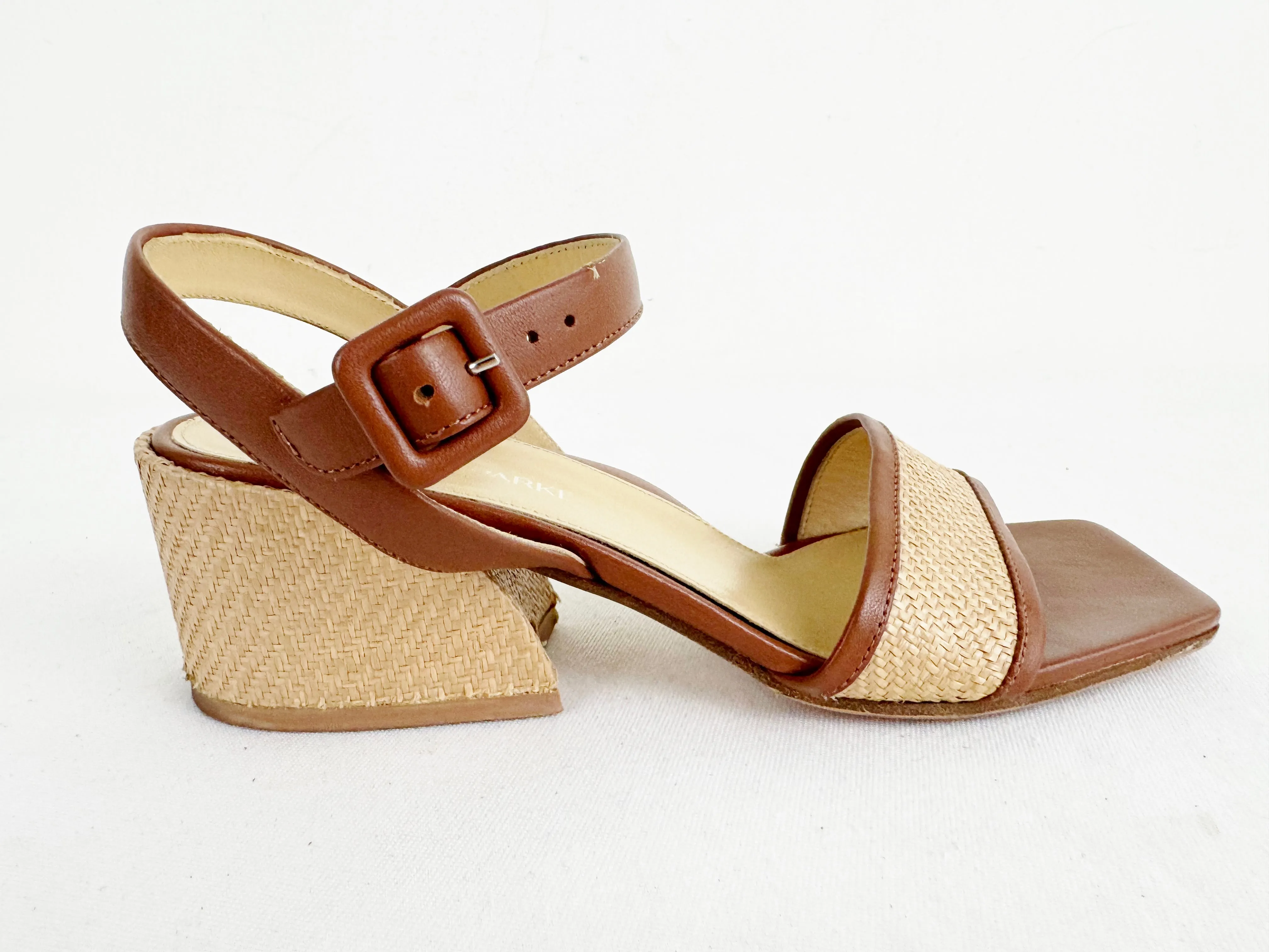 Marion Parke Raffia Sandal Size 8.5