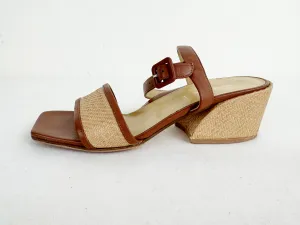 Marion Parke Raffia Sandal Size 8.5