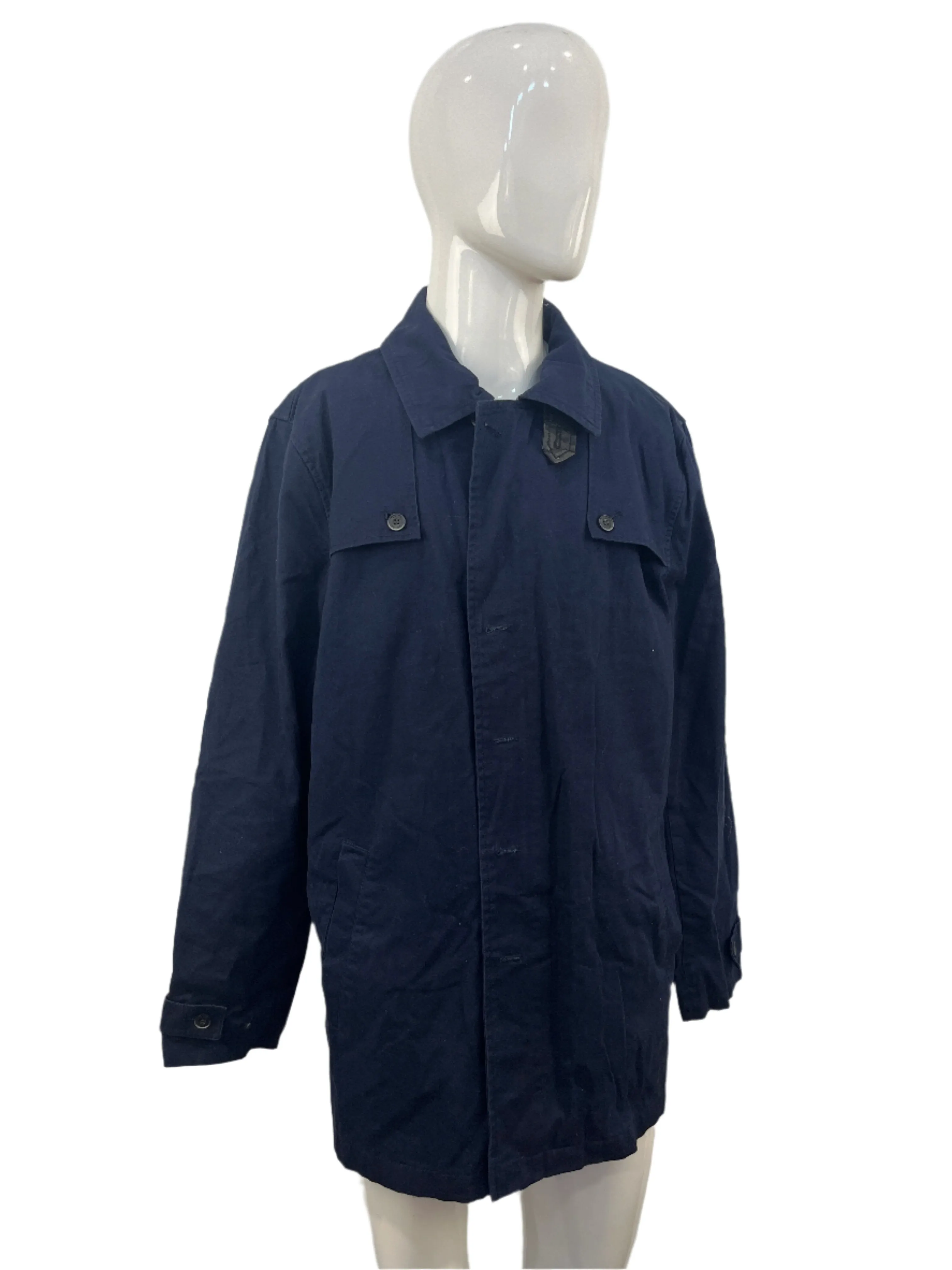 MG Black Navy Button Up Jacket