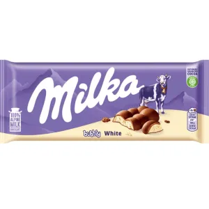Milka Bubbly White Aerated Chocolate - 95 g