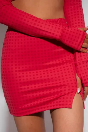 Mini Skirt - Gingham