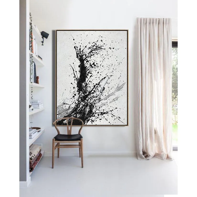 Minimal Art Drip Painting DH29B