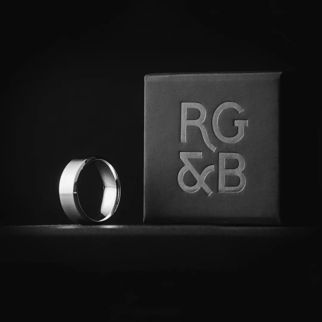 Minimal Ring in Brushed Silver