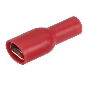Narva Fully Insulated Female Blade Terminals (Red 6.3mm Tab) - Pack of 10 - 56042BL
