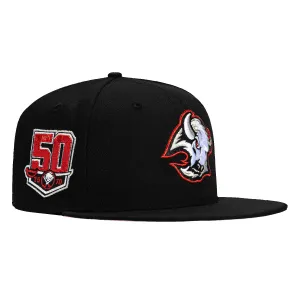 New Era 59Fifty Buffalo Sabres 50th Anniversary Patch Hat - Black