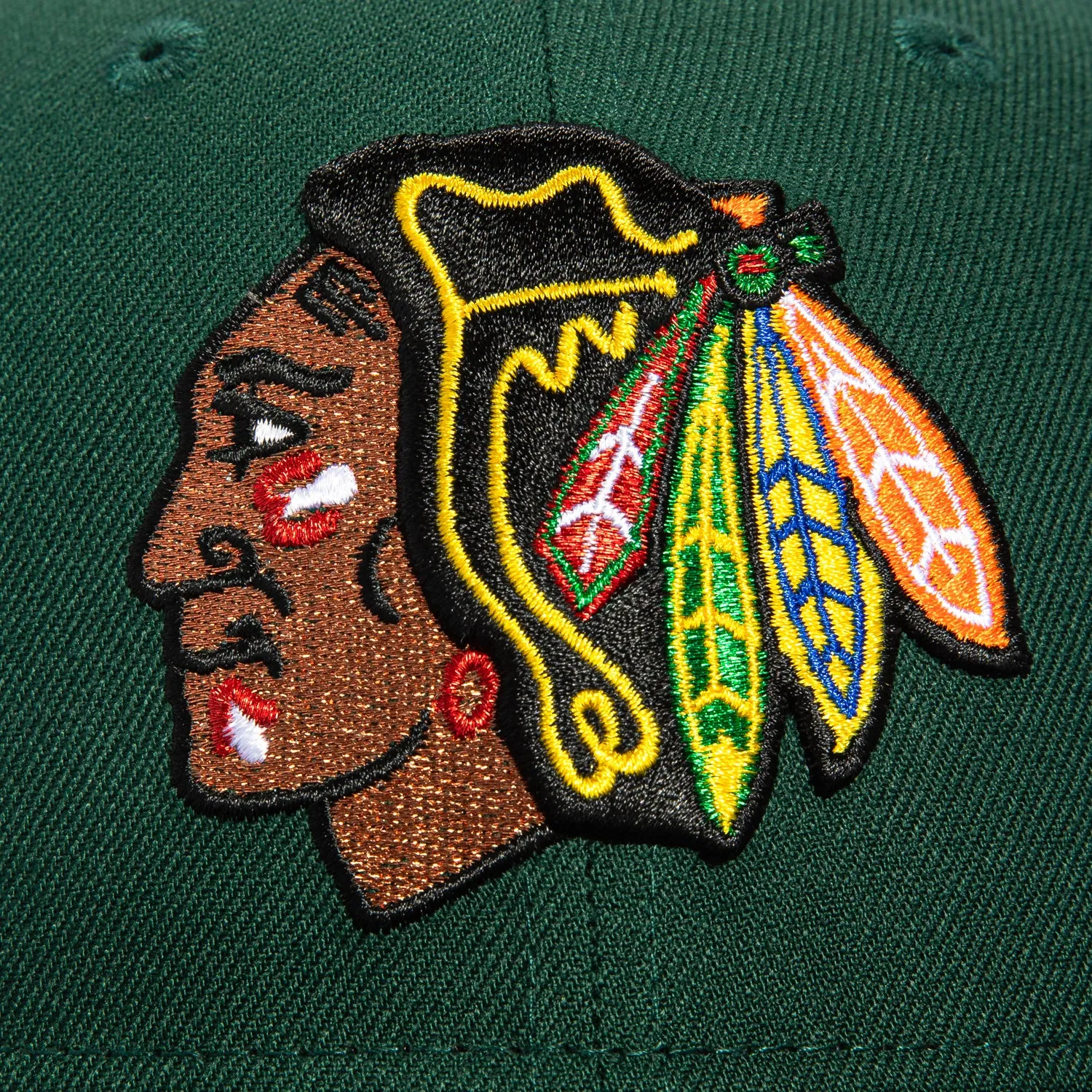 New Era 59Fifty Chicago Blackhawks 2010 Stanley Cup Patch Hat - Green, Black