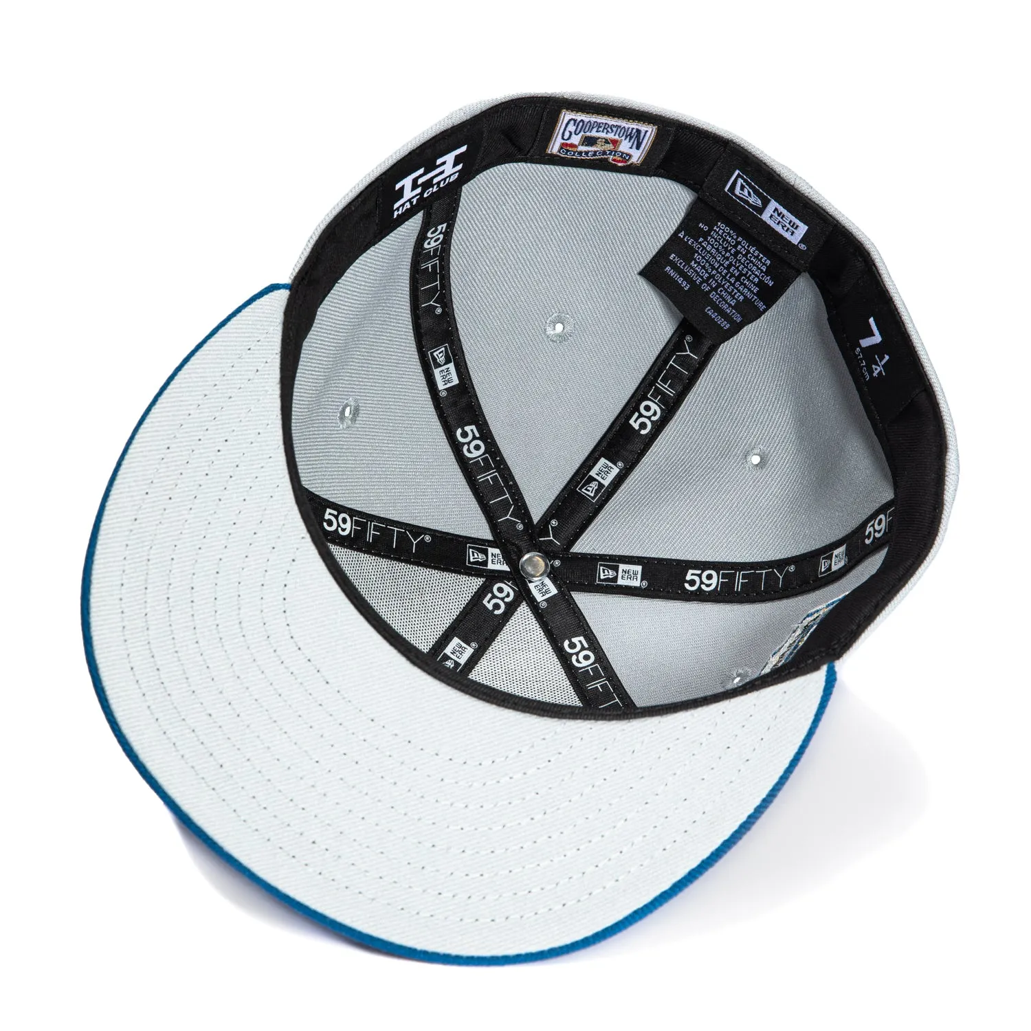 New Era 59Fifty Prehistoric Pack Arizona Diamondbacks Inaugural Patch Upside Down A Hat - Grey, Indigo