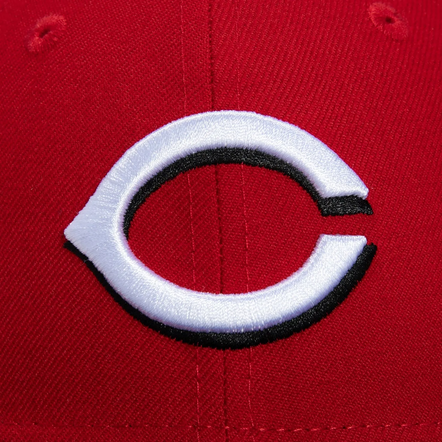 New Era 59Fifty Retro On-Field Cincinnati Reds Road Hat - Red, Black