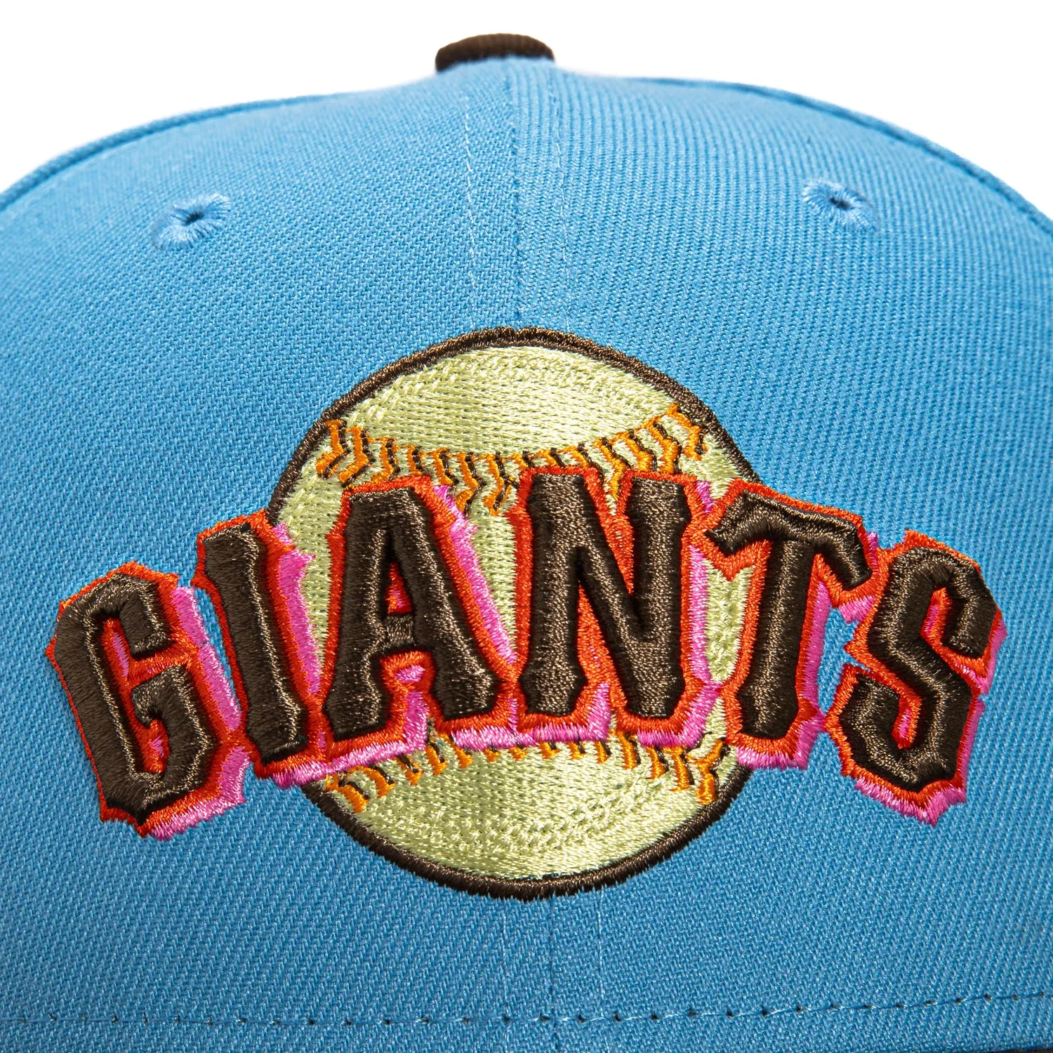 New Era 59Fifty San Francisco Giants Inaugural Patch Hat - Light Blue, Brown, Orange