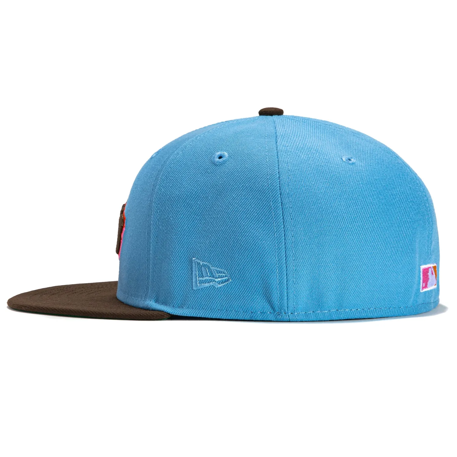 New Era 59Fifty San Francisco Giants Inaugural Patch Hat - Light Blue, Brown, Orange