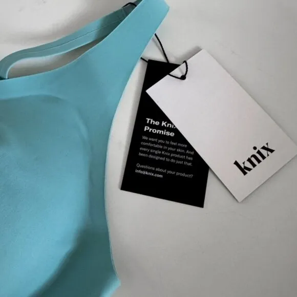 New! KNIX • Revolution V-Neck Bra in Vapour • Large