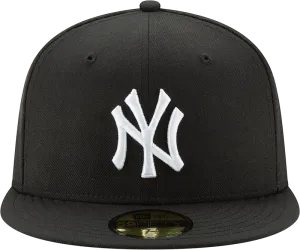 New York Yankees New Era 59Fifty Fitted Black And White
