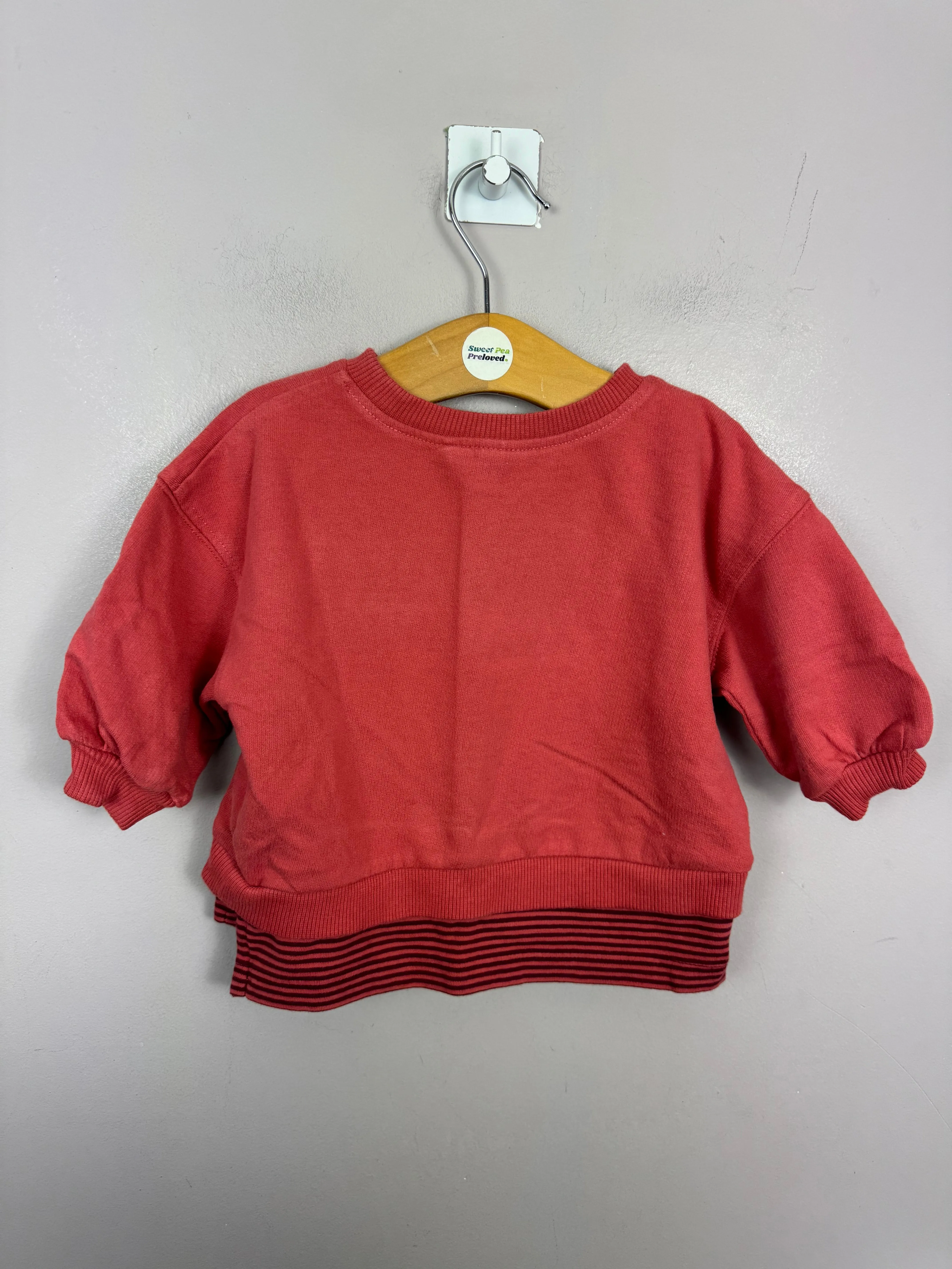 Next Big Smiles Sweatshirt 3-6m