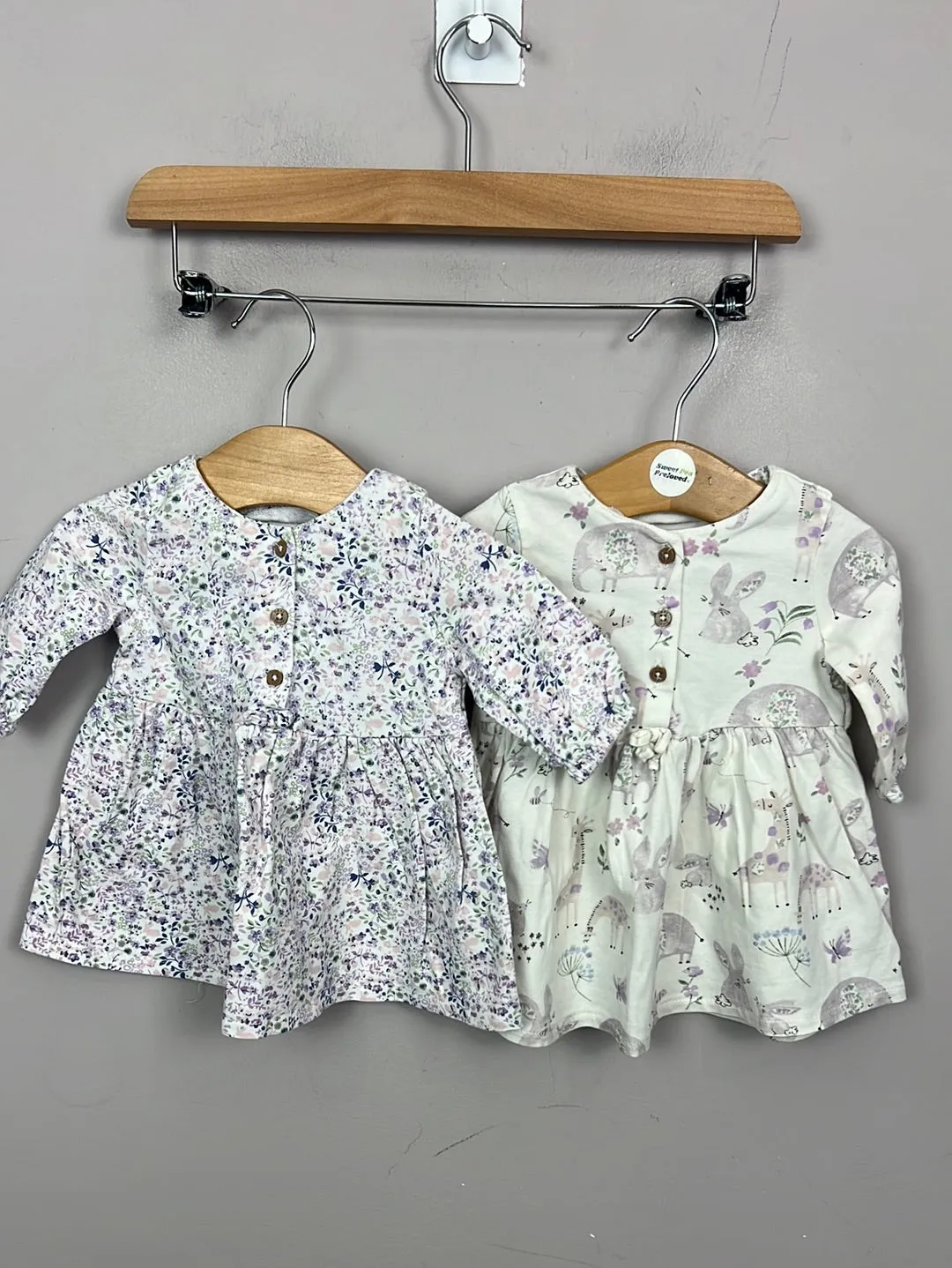 Next lilac jersey dresses - 1 month