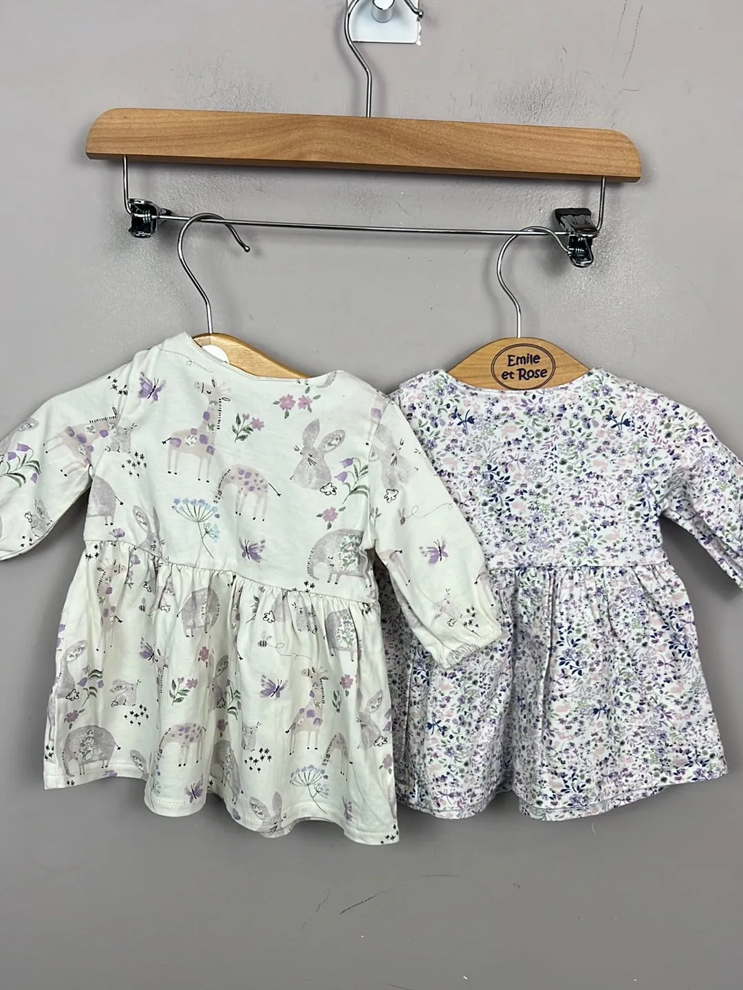 Next lilac jersey dresses - 1 month