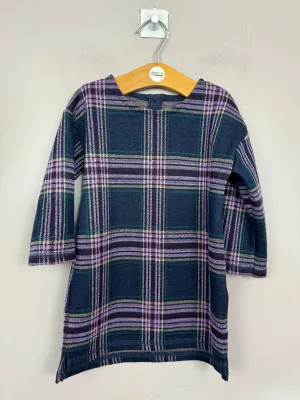 Next purple check dress 18-24m