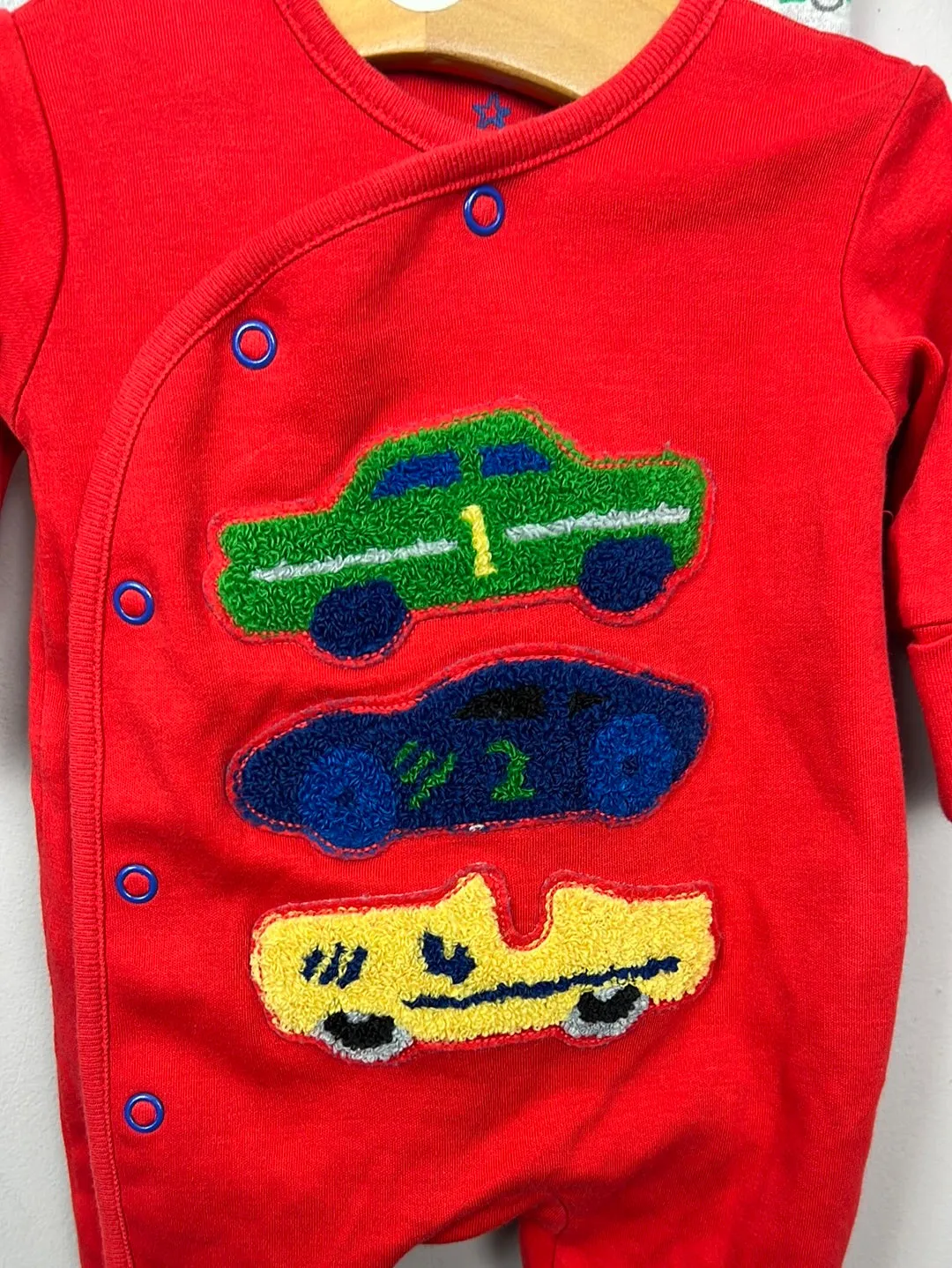 Next Racing cars sleepsuits First Size