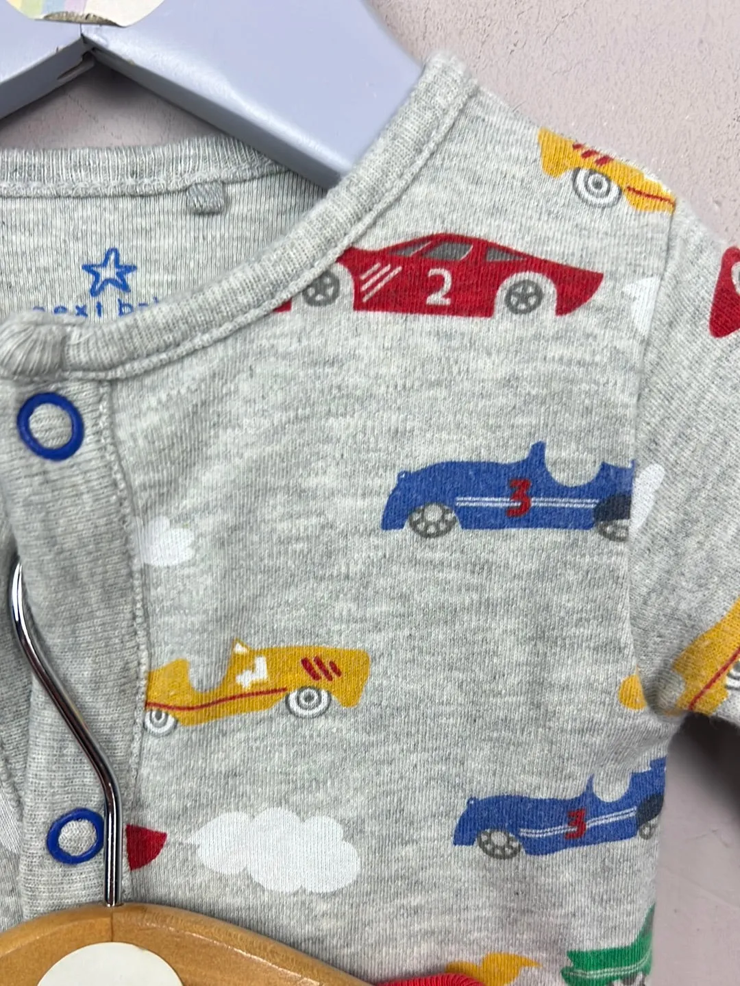 Next Racing cars sleepsuits First Size