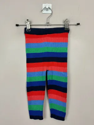Next stripe knitted trousers 9-12m