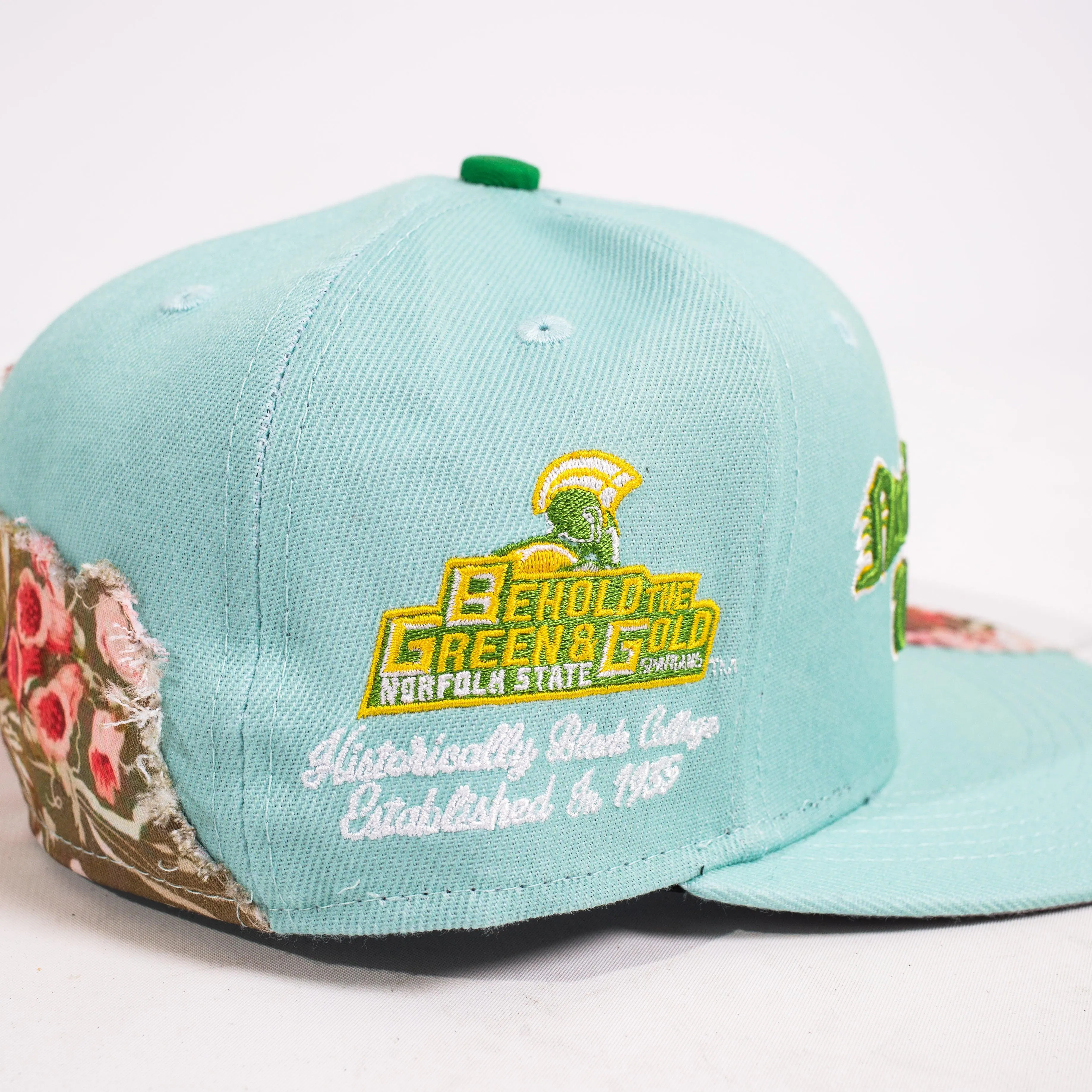 NORFOLK STATE UNIVERSITY FRAYED FITTED HAT