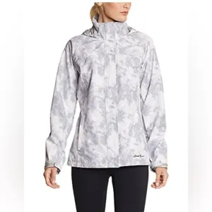 NWOT Eddie Bauer Women's Rainfoil Packable Jacket Trench Coat
