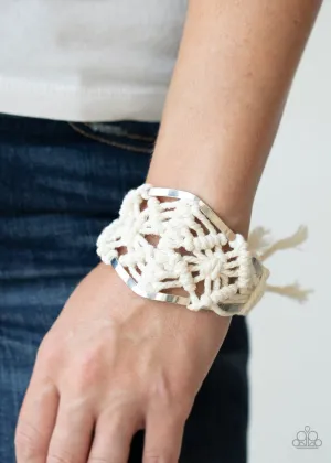 Paparazzi Macrame Mode - Cuff Bracelet