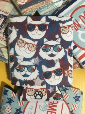 Patriotic Cats Can Cooler