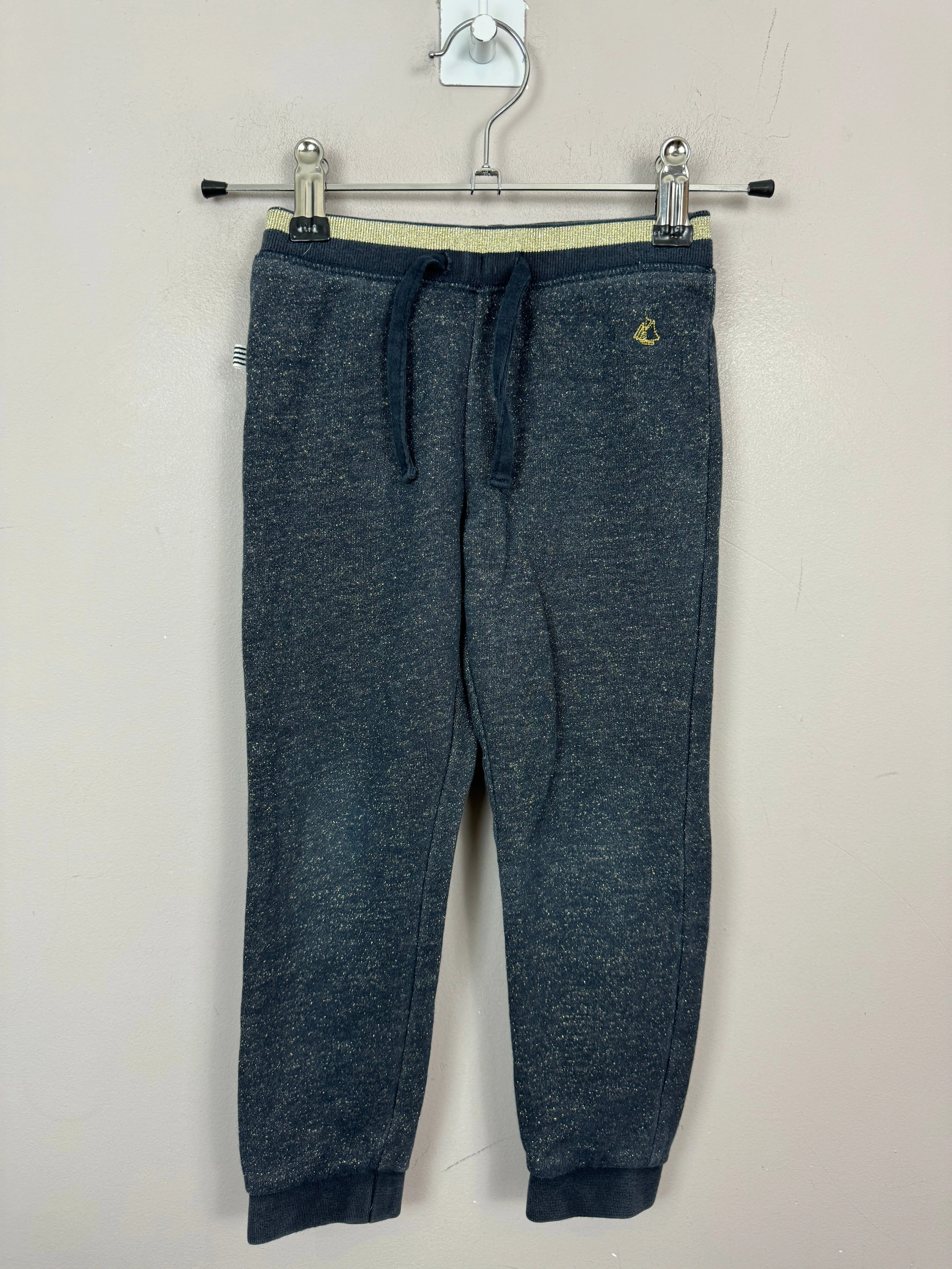 Petit Bateau Navy Sparkle Joggers 4y